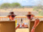 Wine on Safari...lovely!