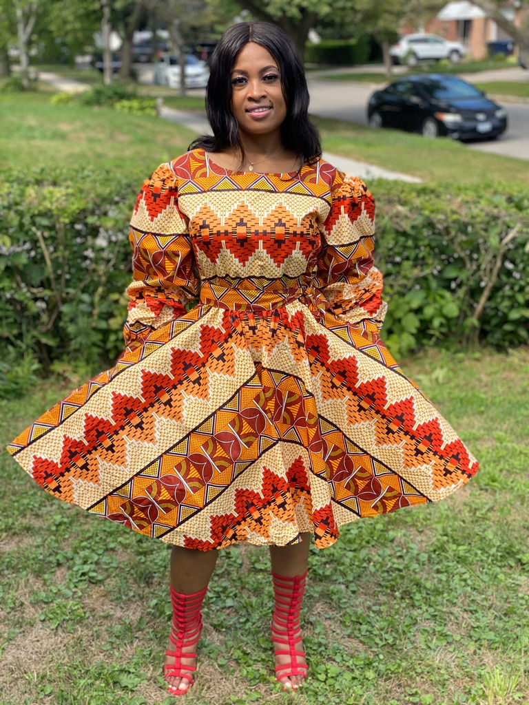 Miniature : Shanelle Puffy Sleeves Dress