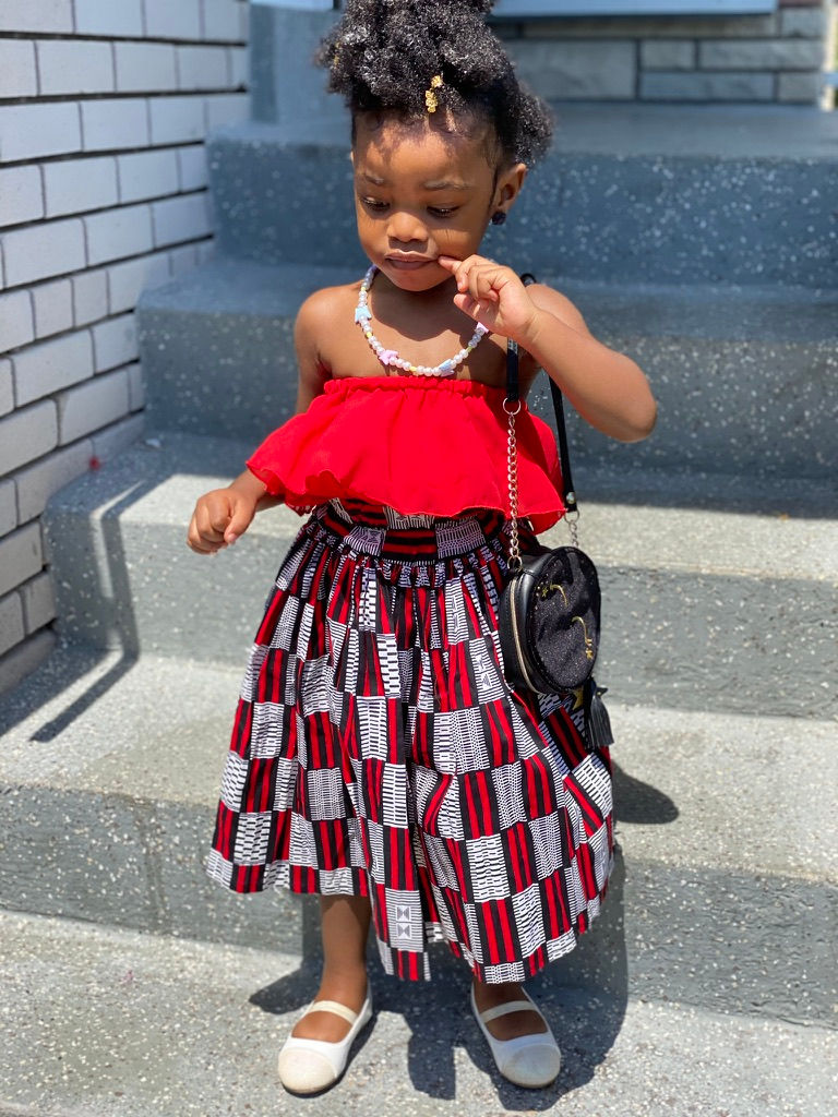 Miniatura: Kids Skirt & Crop Top