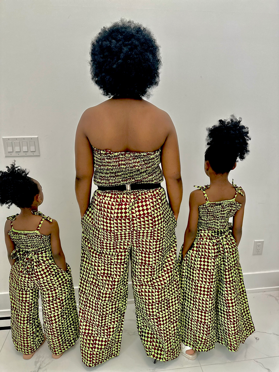 Thumbnail: Mummy and daughter  jumpsuit sets