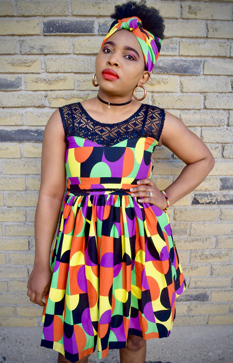 Miniatura: Multi-Color Gown