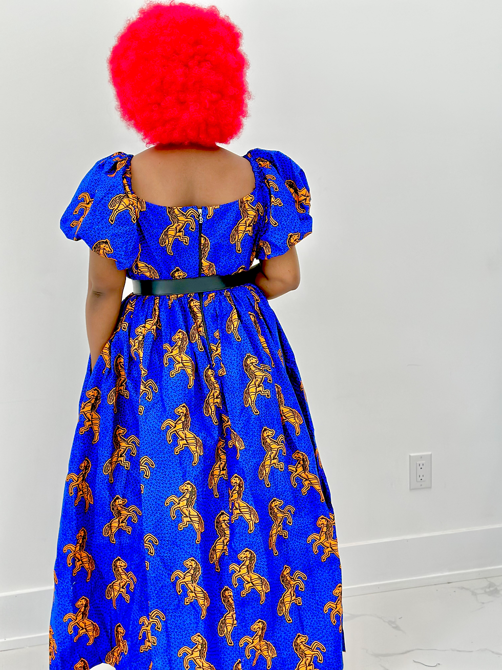Miniature : PN blue  on and off shoulder dress 