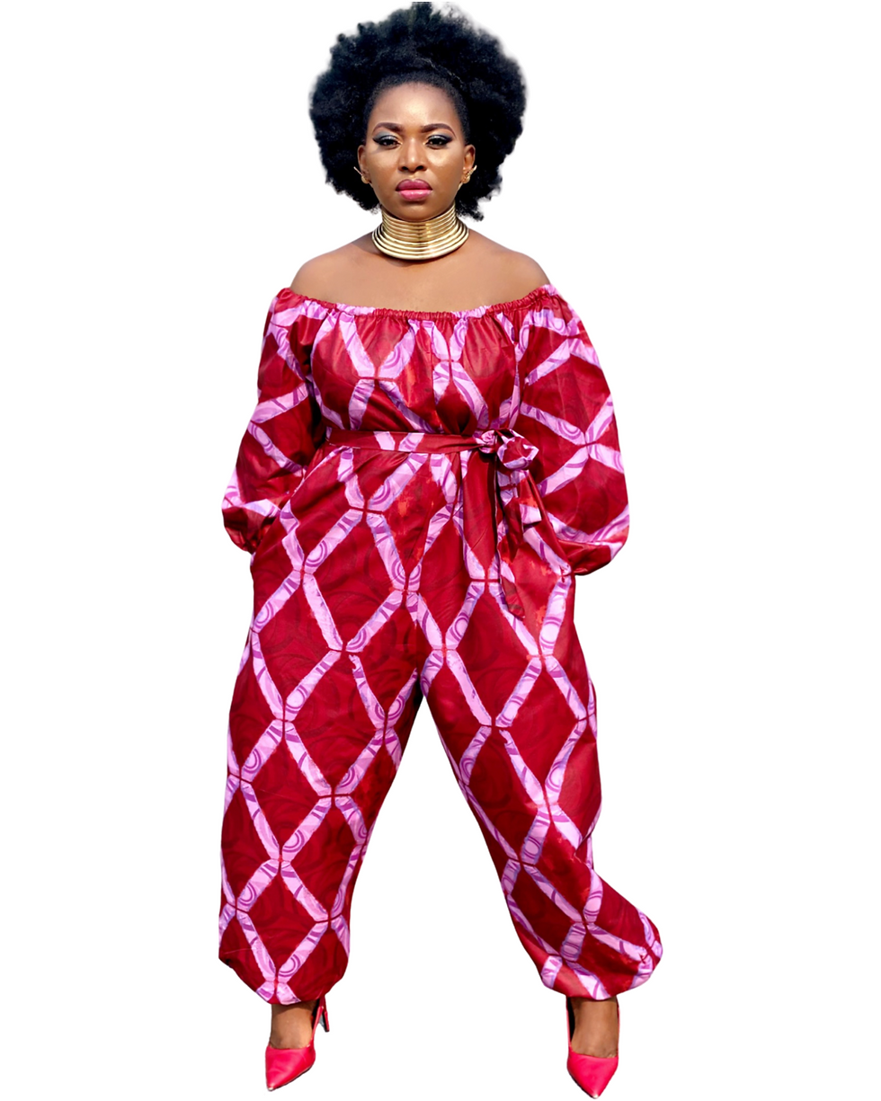 Meldy Ankara Jumpsuit