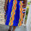 Miniatura: Blue Elastic Waistlines Skirt
