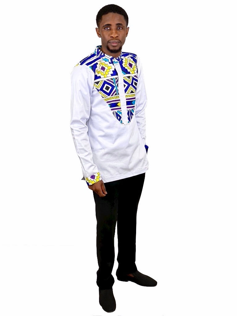 Miniature : Yazzi Ankara Tribal Shirt