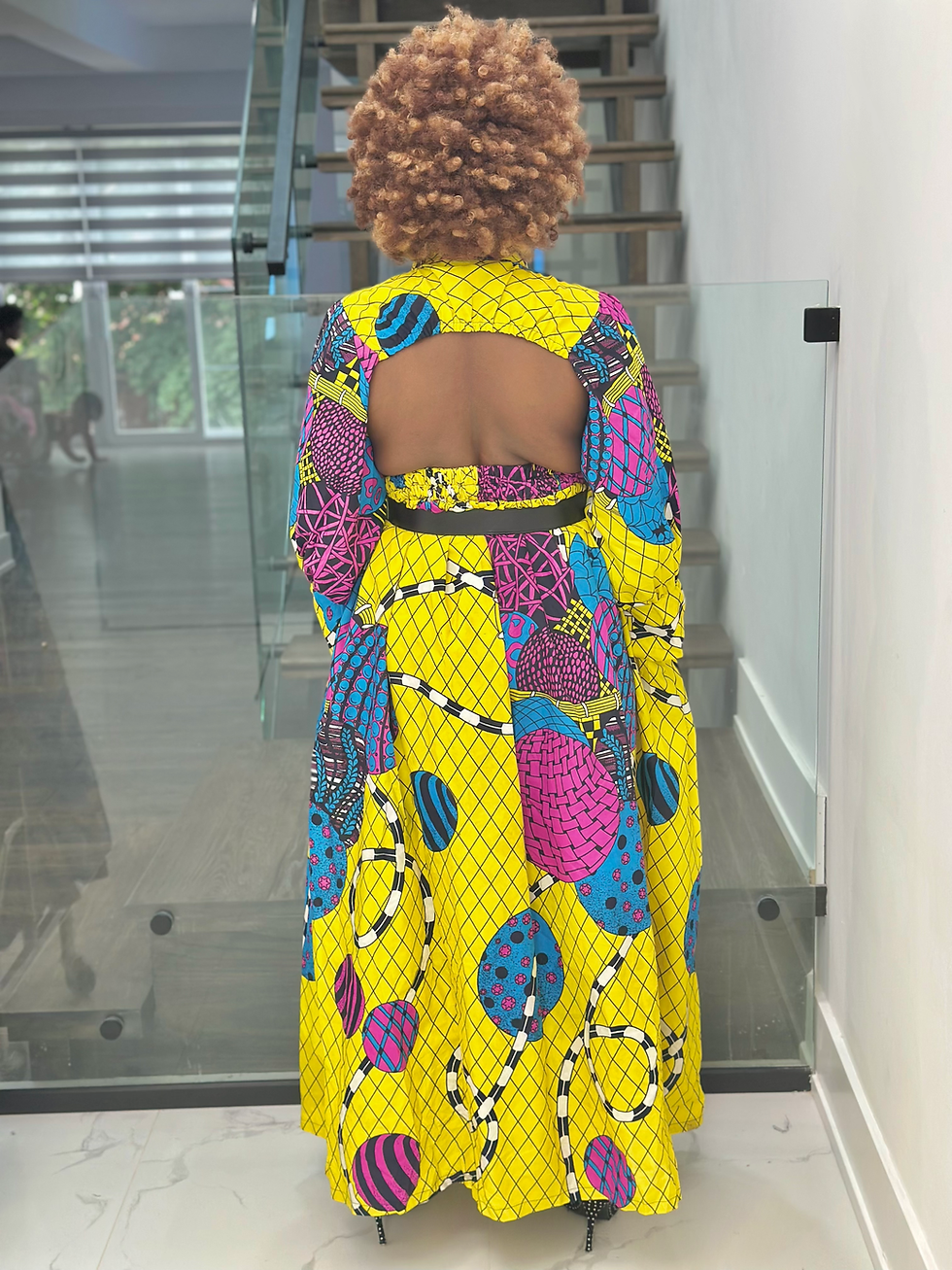 Miniatura: PN long dress with open back  