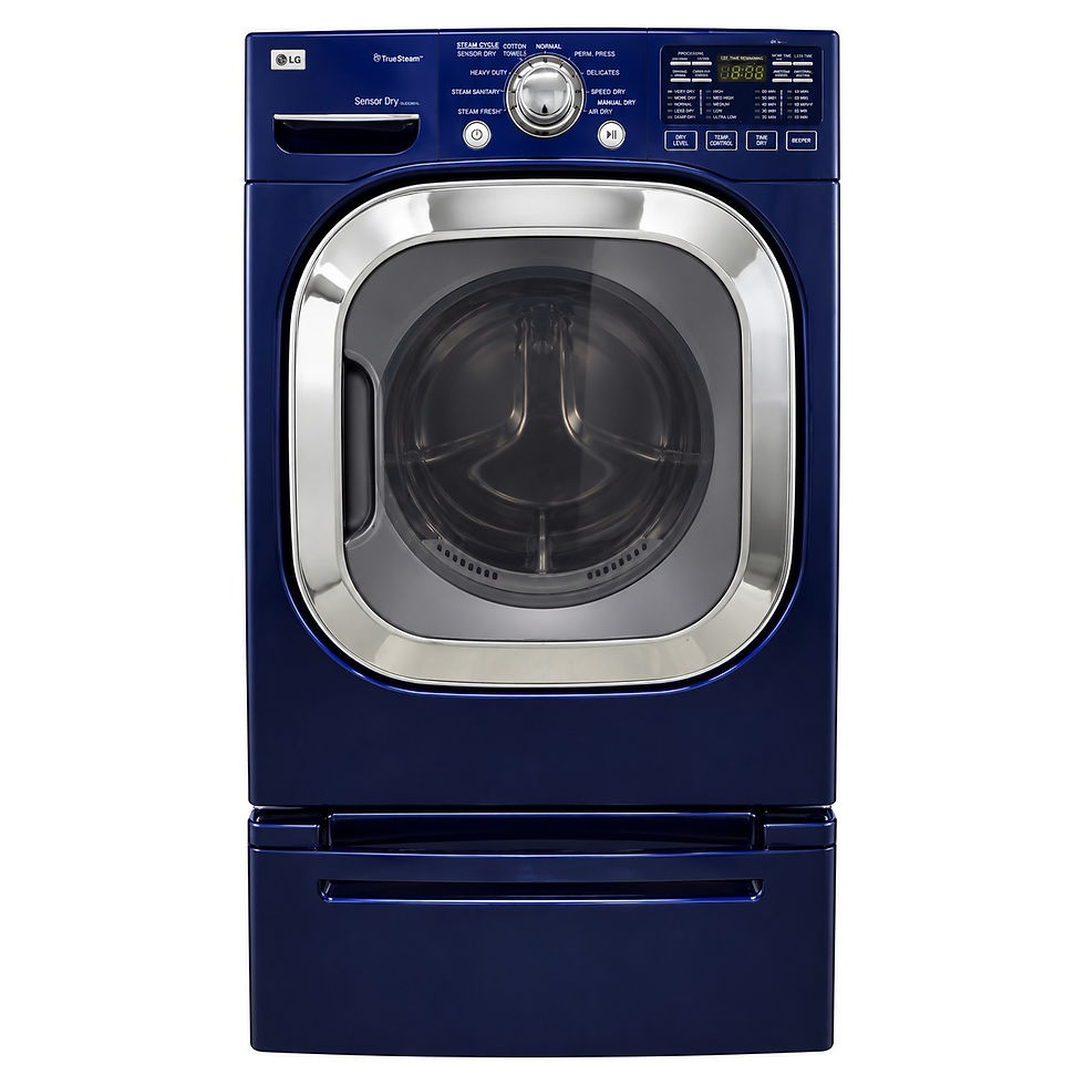 Thumbnail: LG WM2801HLA Washer + DLEX2801L Dryer Set - SKUs 13419+13349