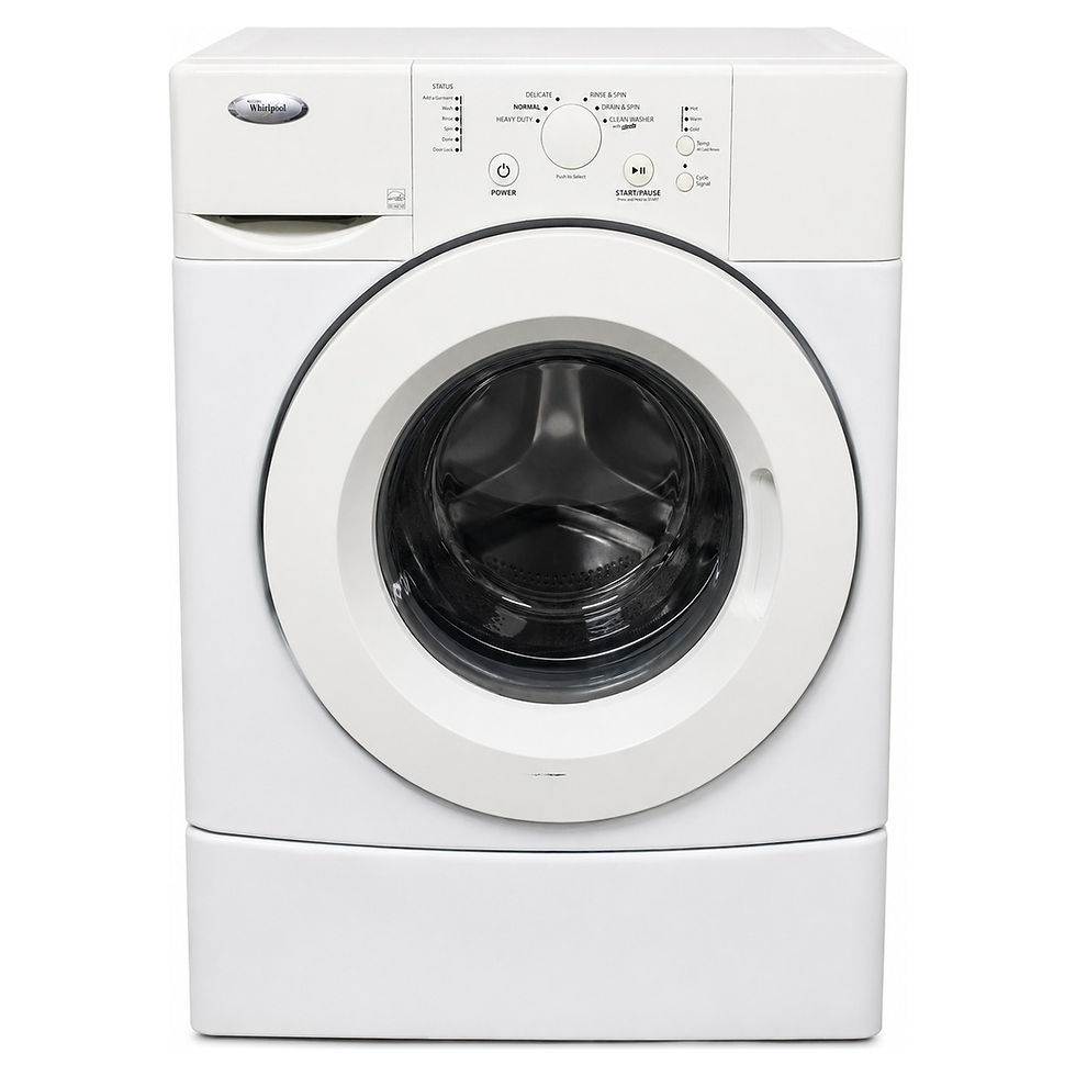Thumbnail: Whirlpool YWFW9050XW00 Washer + YWED9050XW2 Dryer Set - SKUs 12344+11880