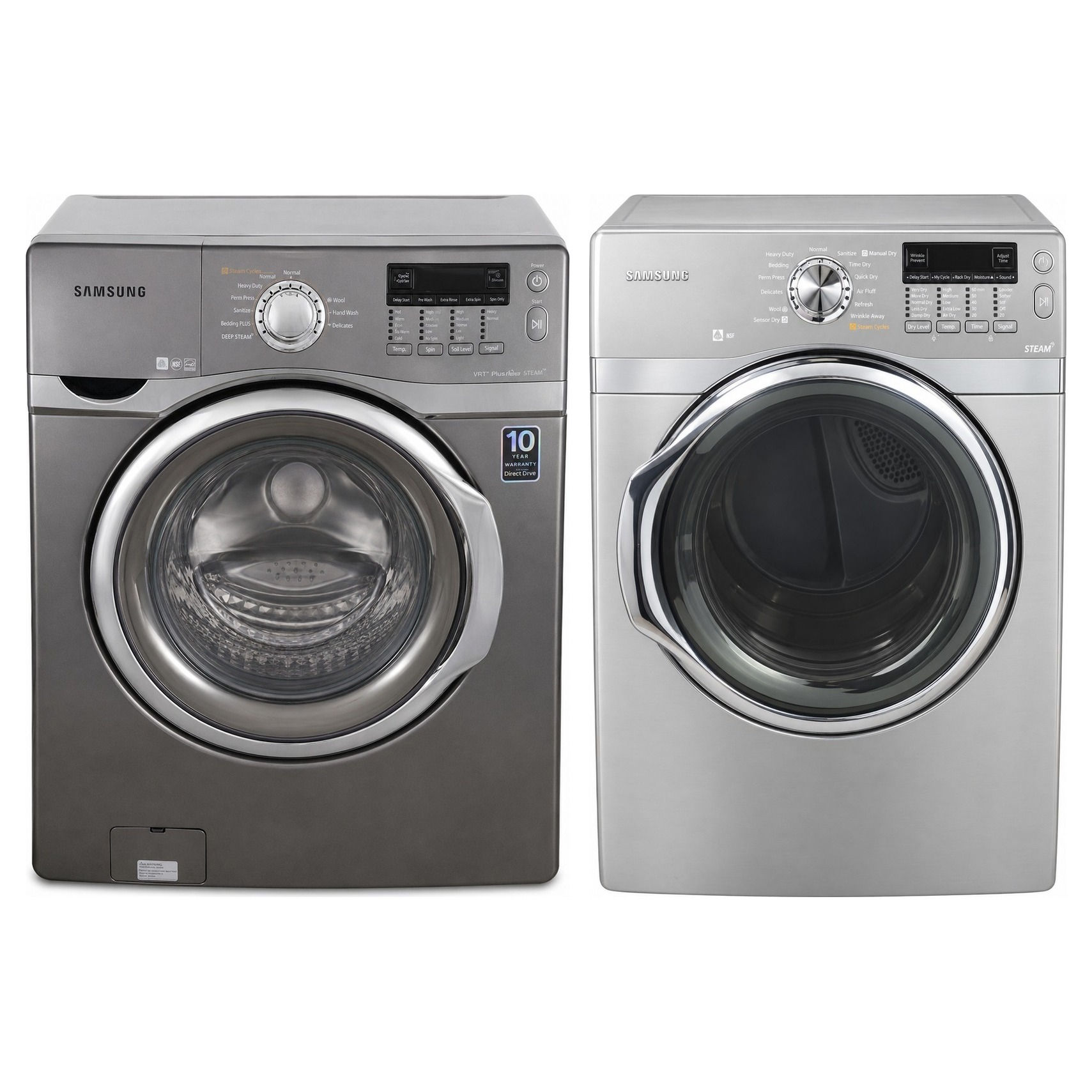 Samsung WF431ABP/XAA Washer + DV431AEP/XAC Dryer Set - SKUs 11798+13282