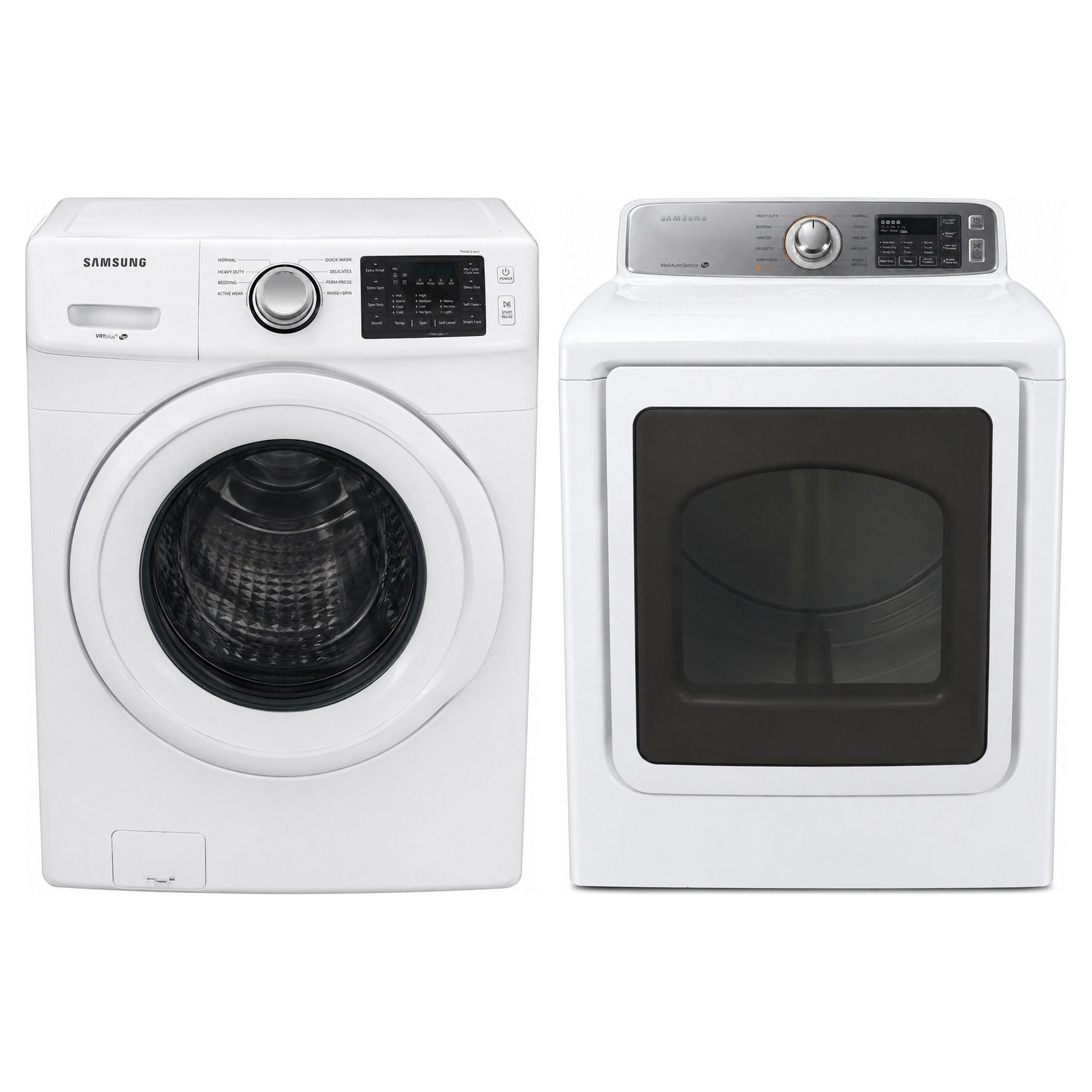 Samsung WF45M5100AW Washer + DV45H7200EW Dryer Set - SKUs 12513+12517