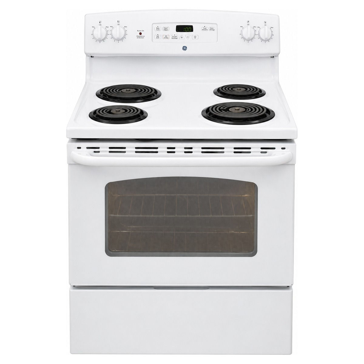 GE JCBP240DM1WW Coil-Element Electric Range - SKU 12323
