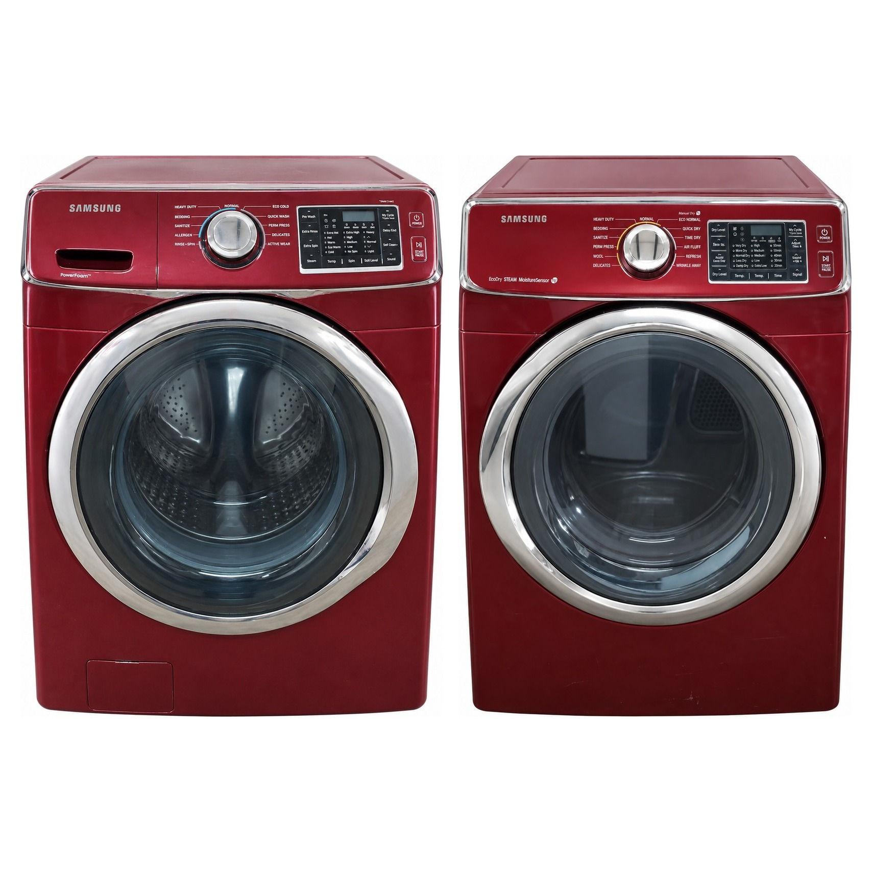 Samsung WF42H5500AF/A2 Washer + DV42H5600EF/AC Dryer Set - SKUs 13259+13273