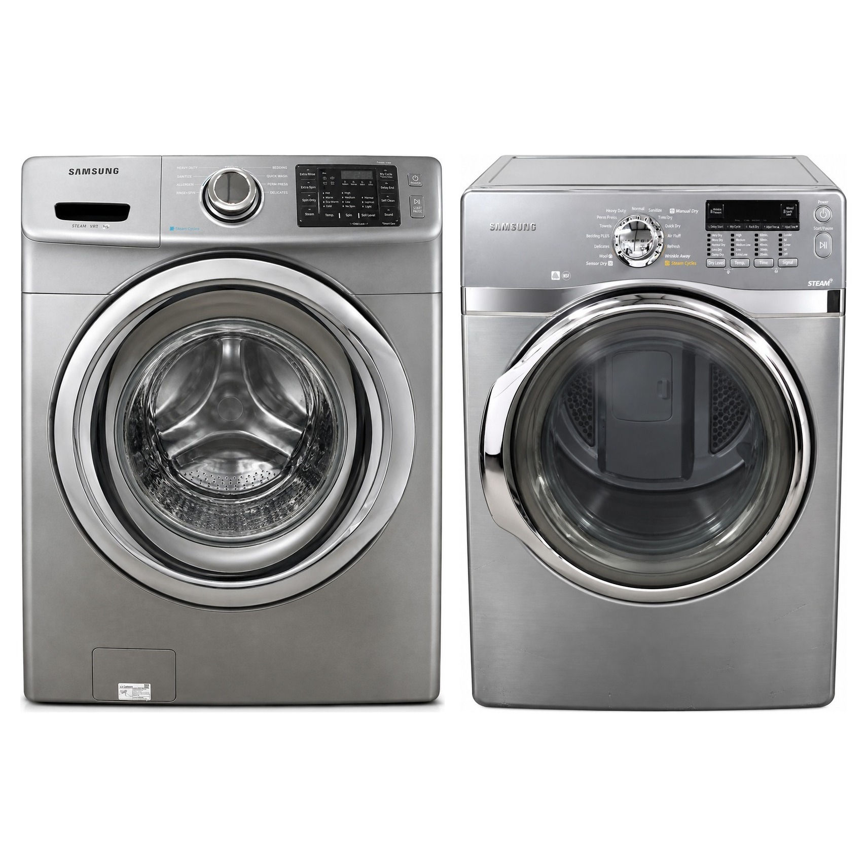 Samsung WF42H5200AP Washer + DV431AEP Dryer Set - SKUs 13066+13351