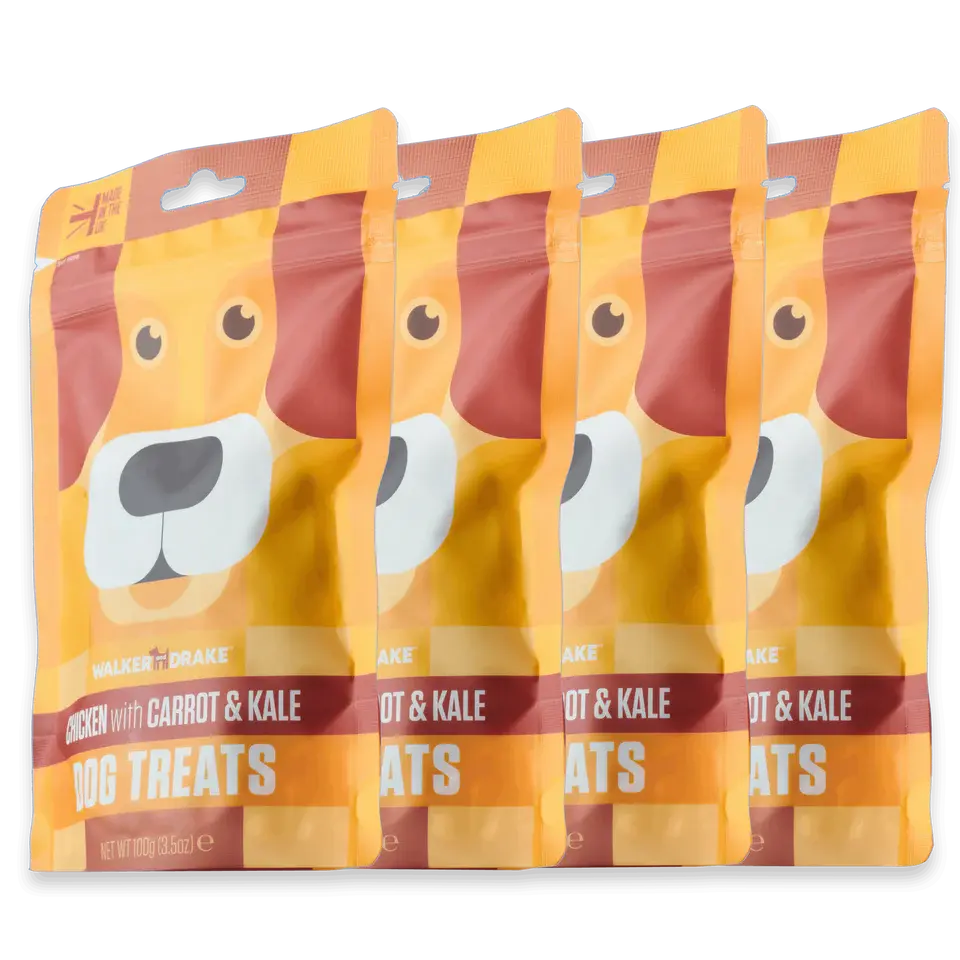 Thumbnail: W&D Chicken Carrot & Kale soft bake dog treats 100g