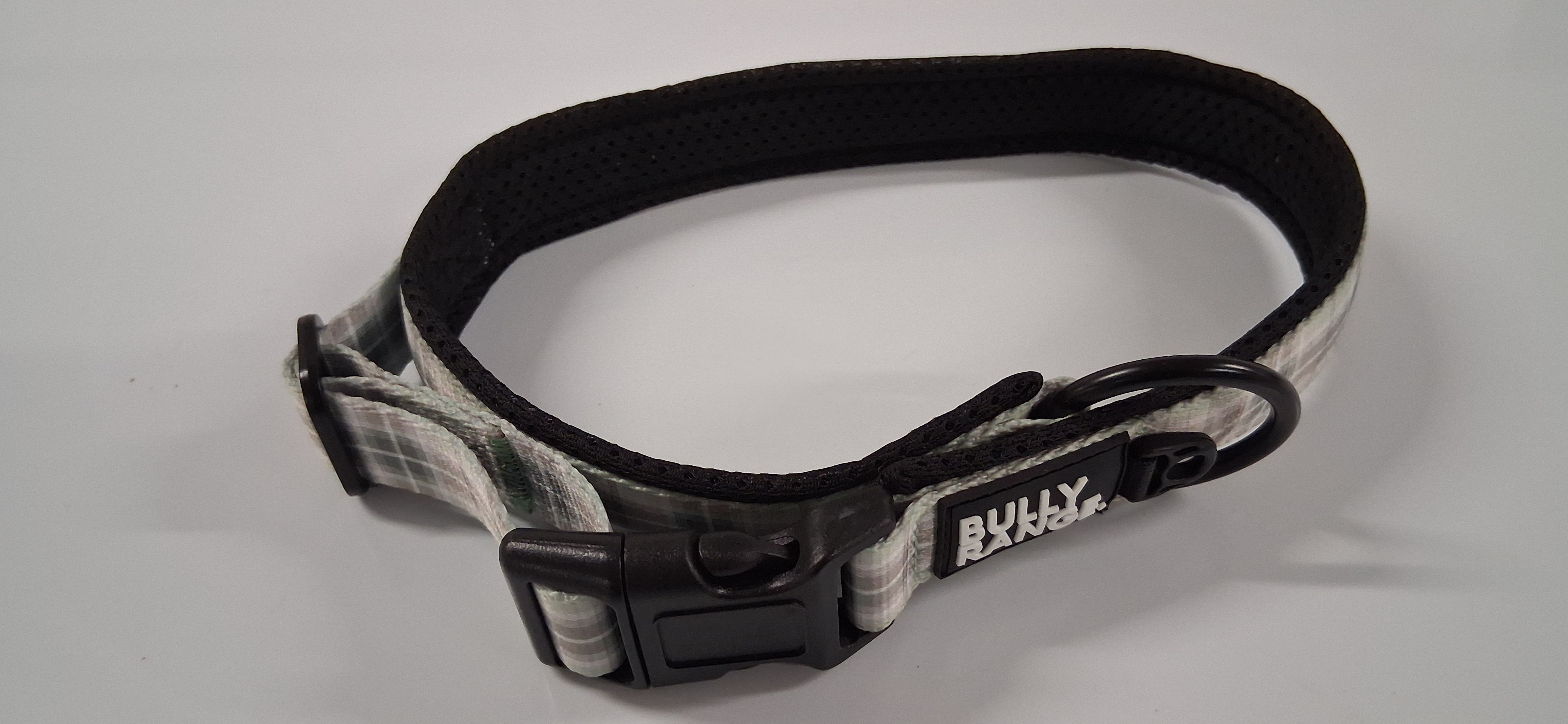 PASTEL tartan collars only size medium