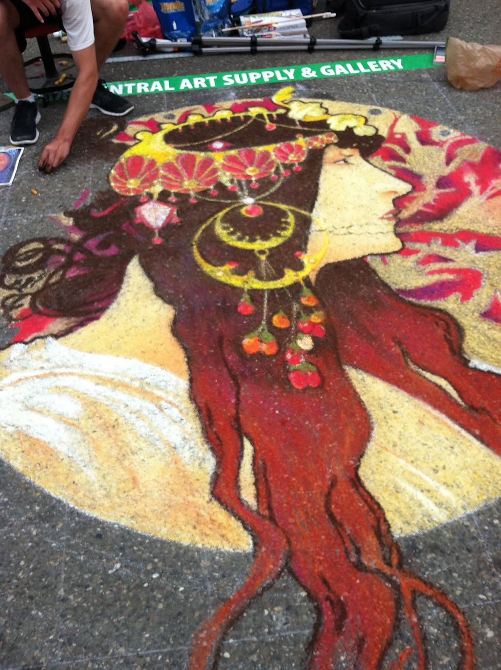 Mucha detail