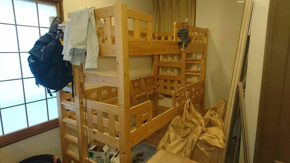 今までのベッド材料を仕様