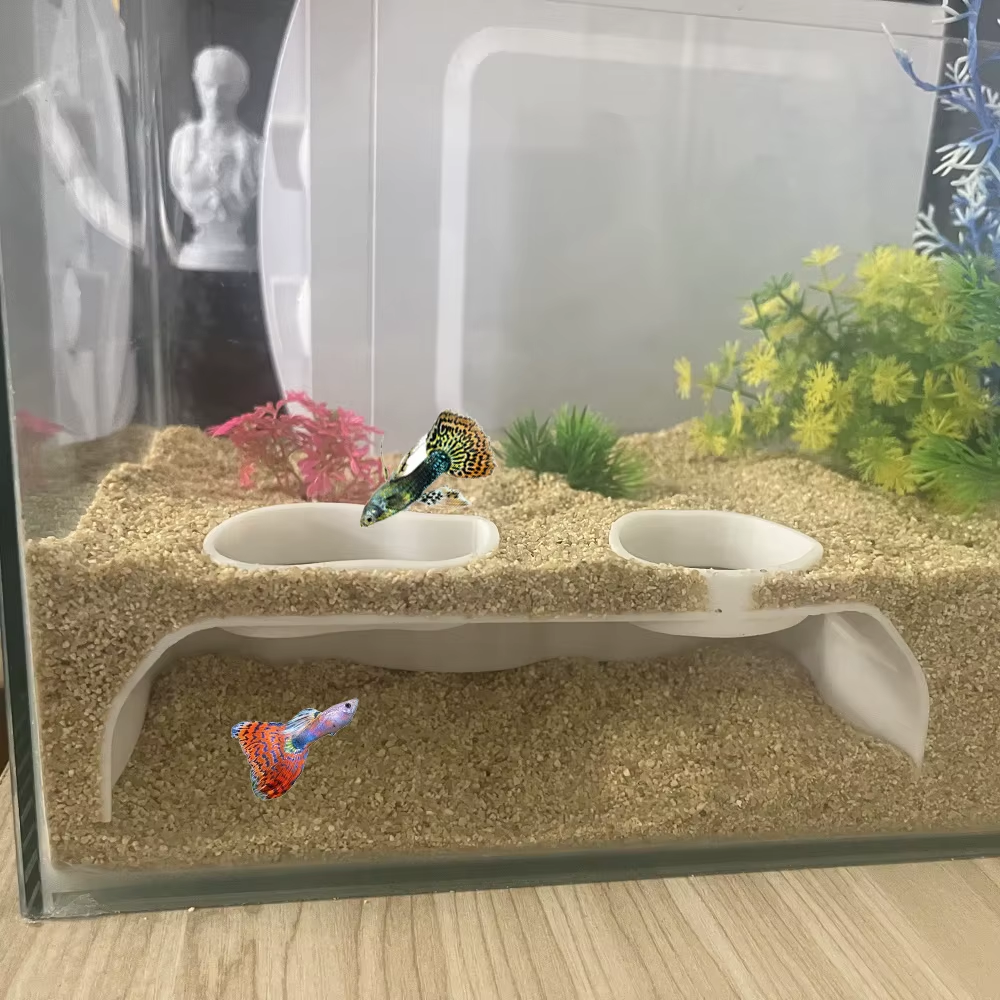 Aquarium Underground Tunnel Cave β Fish Tank Hideout for Breeding & Play