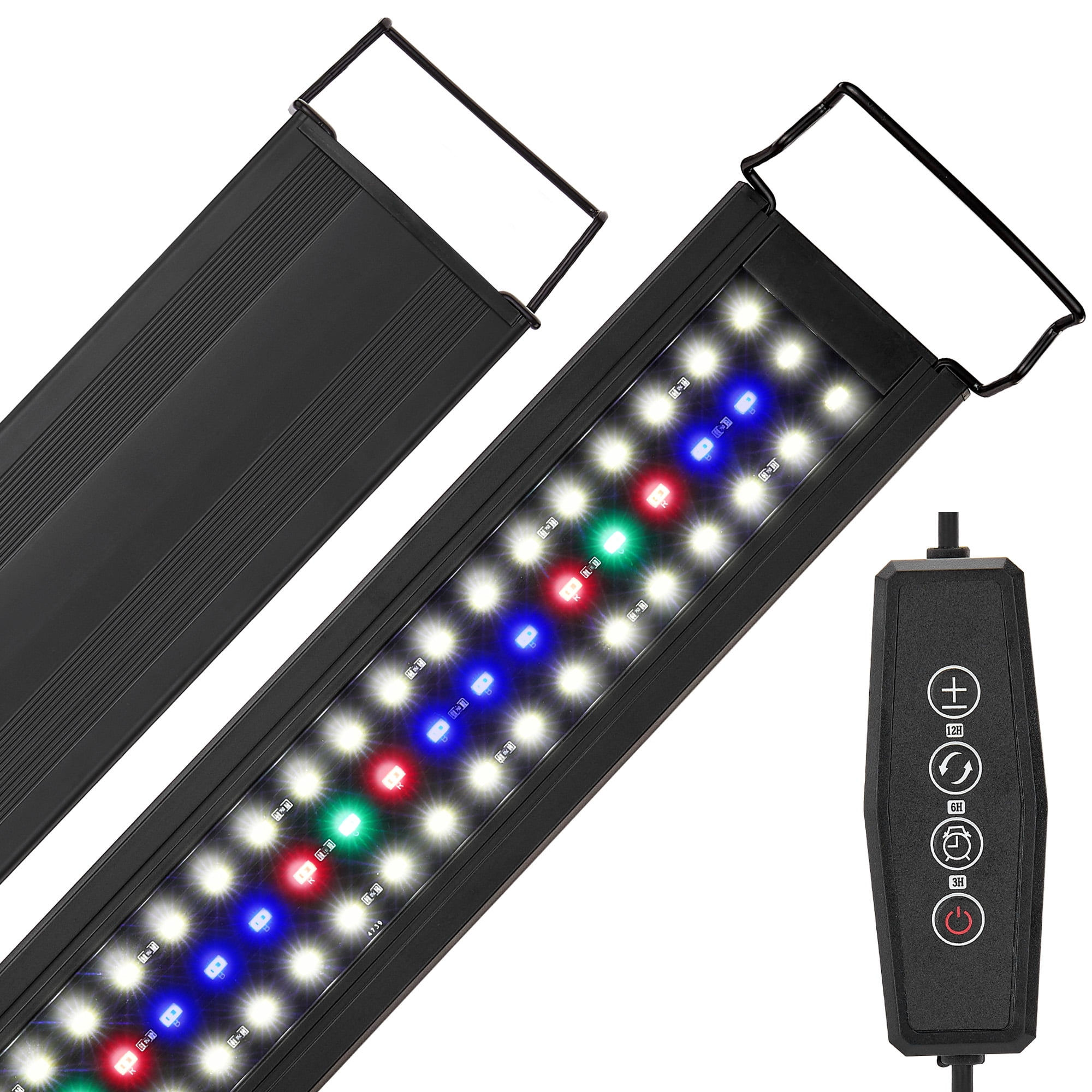 24-30 Inch Full Spectrum LED Aquarium Light with Timer & Adjustable Brightness