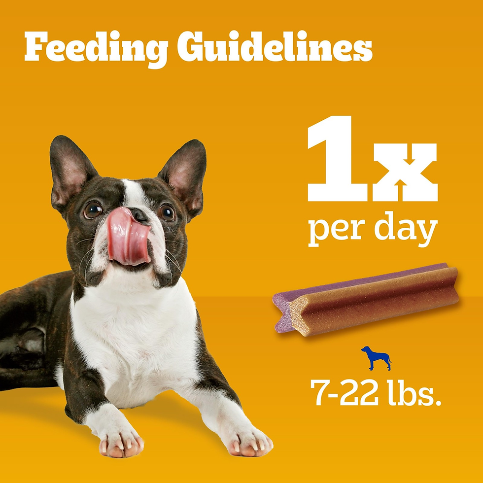 Thumbnail: Pedigree Dentastix Small Breed Dog Treats, Dual Flavor Bacon & Chicken, 17.78 oz