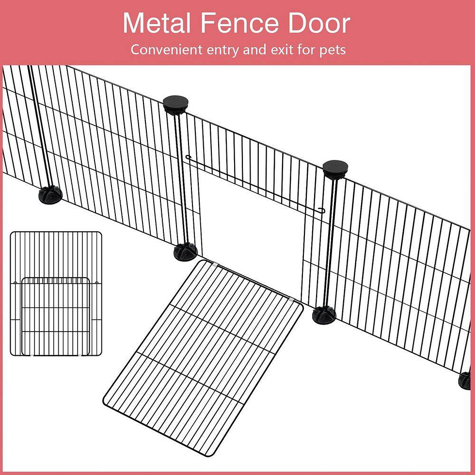 Thumbnail: 48" Small Animal Playpen with Waterproof Mat – Indoor/Outdoor Cage