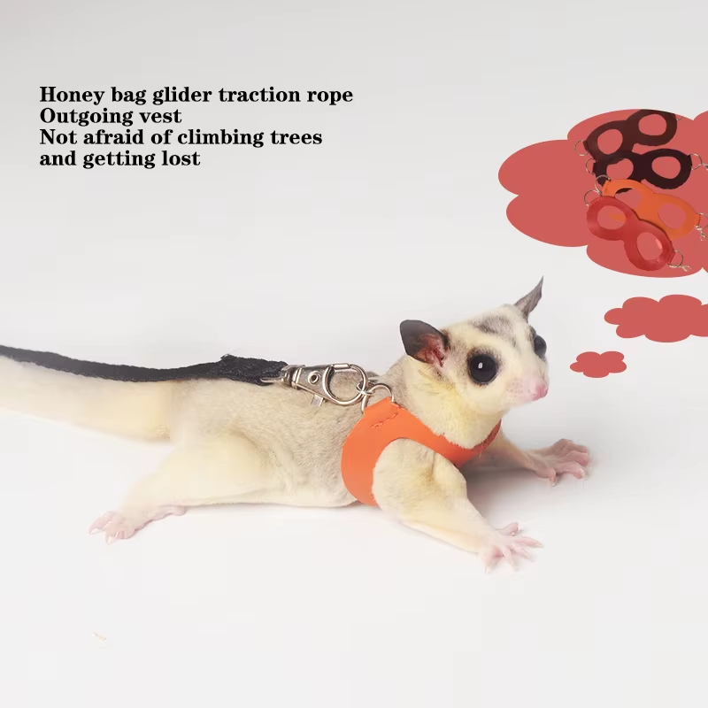 Thumbnail: Small Pet Chest Strap Leash – Hamster, Sugar Glider & Squirrel Anti-Lost