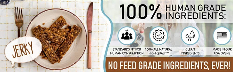 Thumbnail: Pet Jerky Factory, Beef & Banana Dog Treats – Human-Grade Jerky, USA Made
