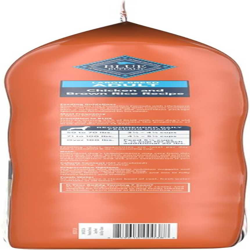 Thumbnail: BLUE Buffalo Large Breed Dry Dog Food – Chicken & Brown Rice Formula