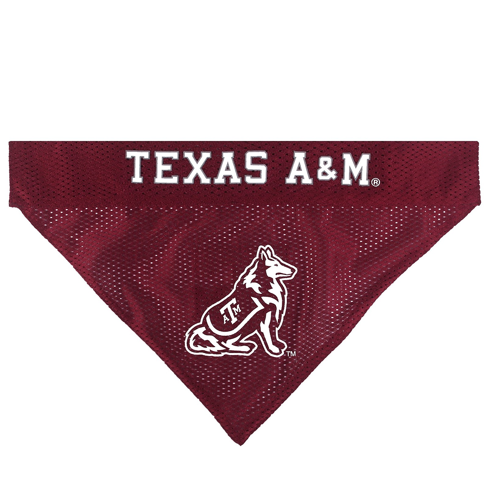 Thumbnail: NCAA® Texas A&M Aggies Reversible Dog & Cat Bandana – Large/X-Large