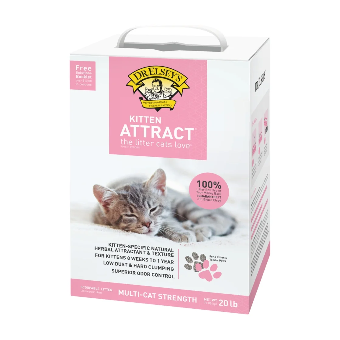 Dr. Elsey’s Kitten Attract 20 lb Clumping Training Litter