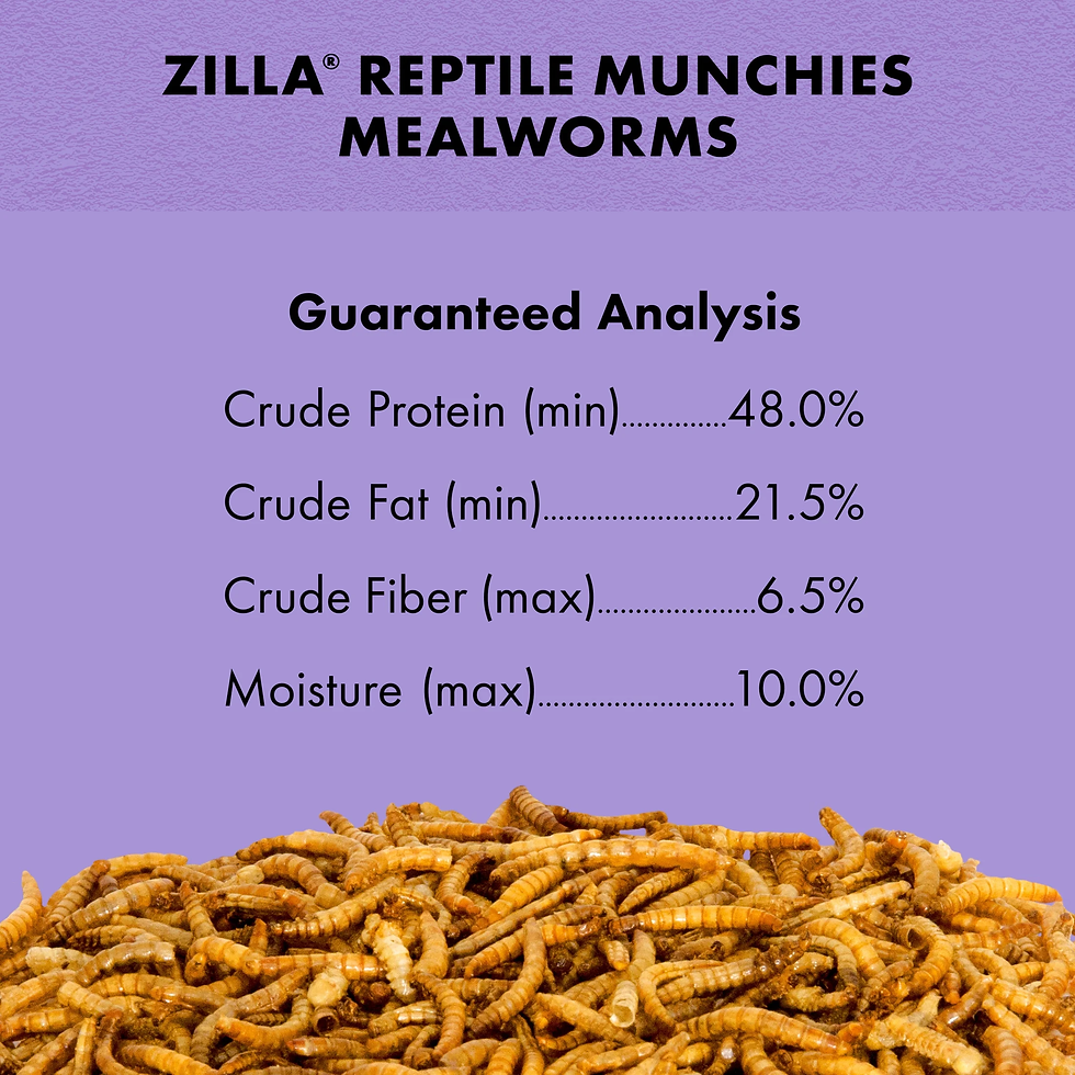 Thumbnail: Zilla® Reptile Munchies Mealworm Resealable Bag 3.75 oz