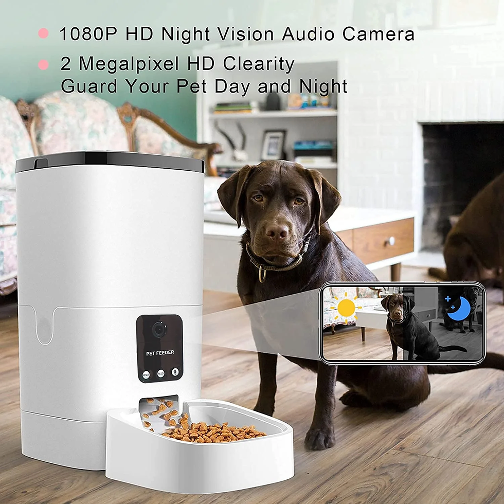 Thumbnail: 6L Smart WiFi Pet Feeder with Camera & App Control for Cats and Dogs