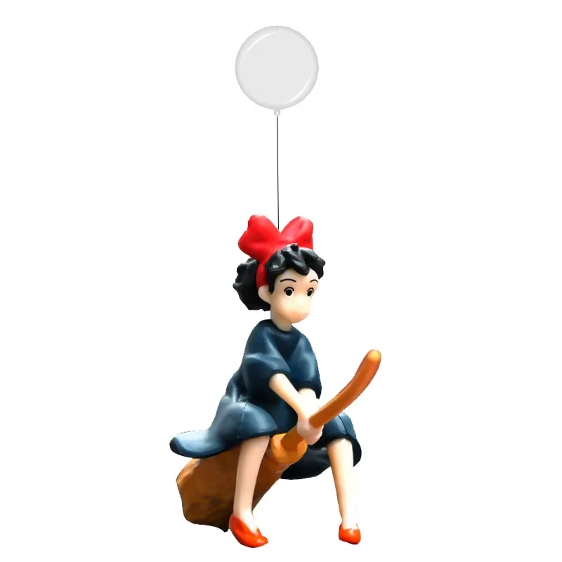 Cartoon Suspended Aquarium Decoration β Floating Sorceress Fish Tank Ornament