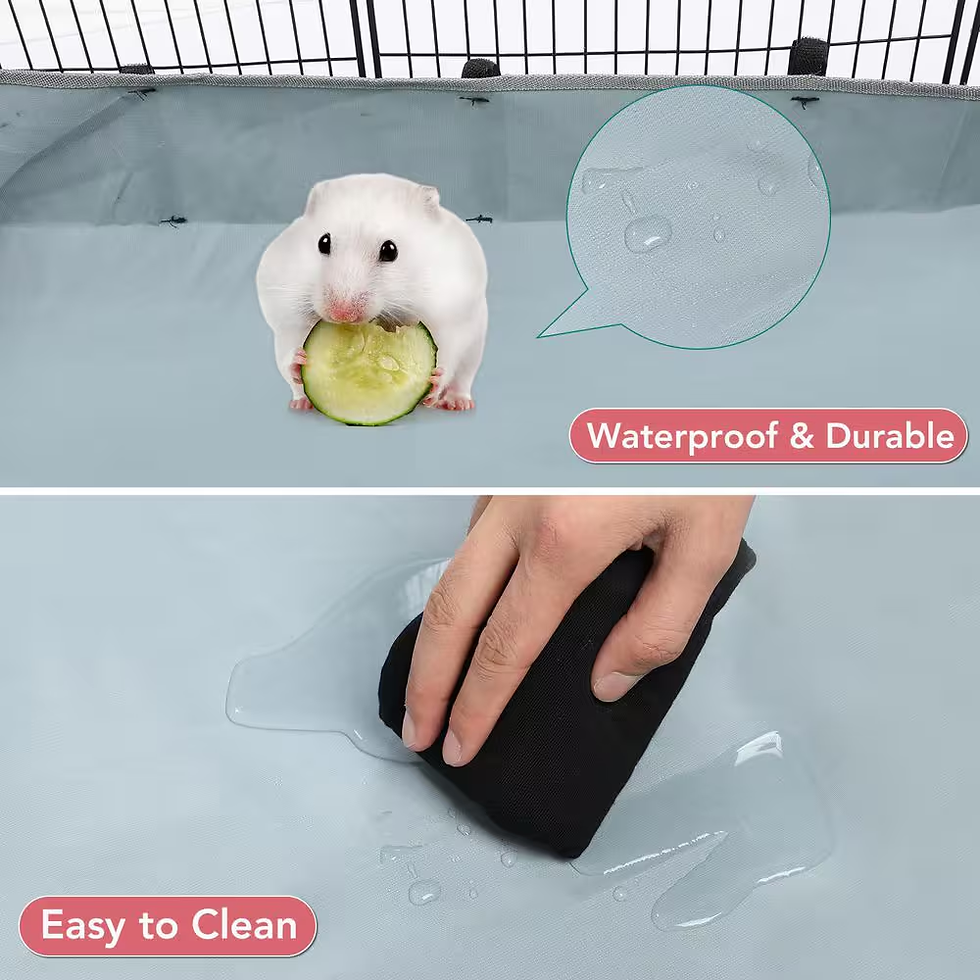 Thumbnail: 48" Small Animal Playpen with Waterproof Mat – Indoor/Outdoor Cage