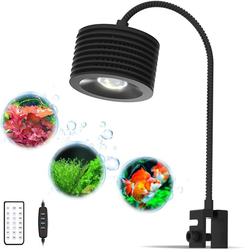 Freshwater LED Aquarium Light โ 4 Channel Remote Plant Grow Lamp