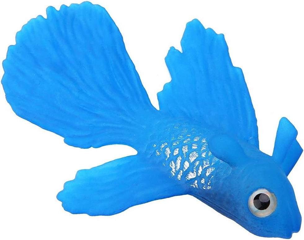 Thumbnail: Artificial Floating Silicone Fish Aquarium Decoration with Suction Cup