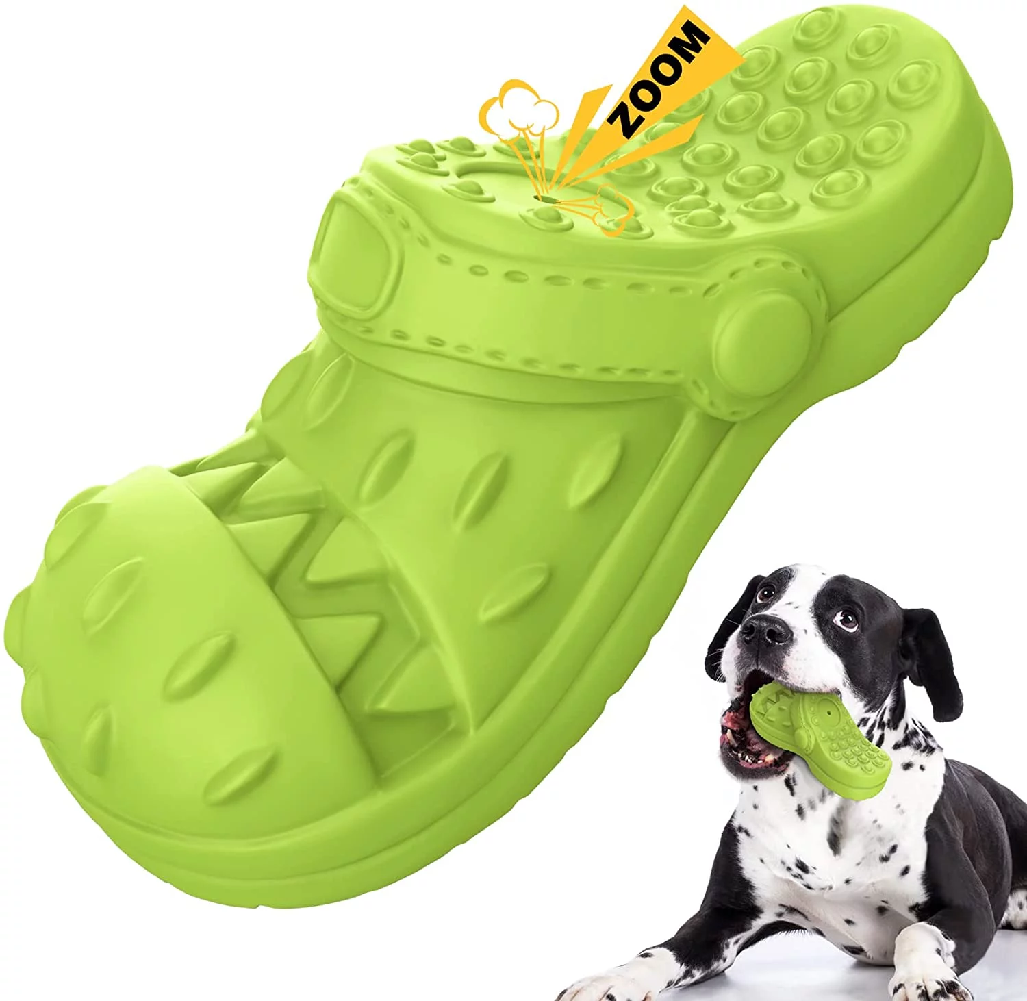 0.62 lb Beef Flavor Shoe Squeaky Dog Toy Durable Chew Toy