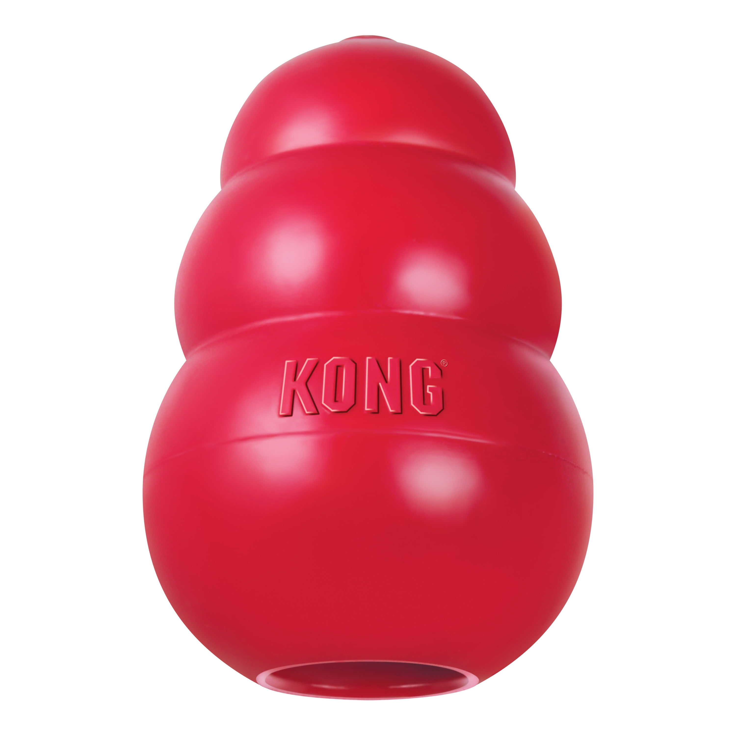 KONG® Classic Rubber Dog Chew Toy Large Stuffable Bounce