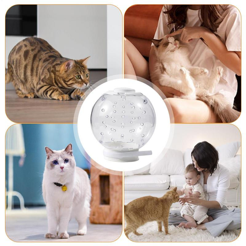 Thumbnail: Adjustable Clear Cat Grooming Muzzle – ABS Safety Hood