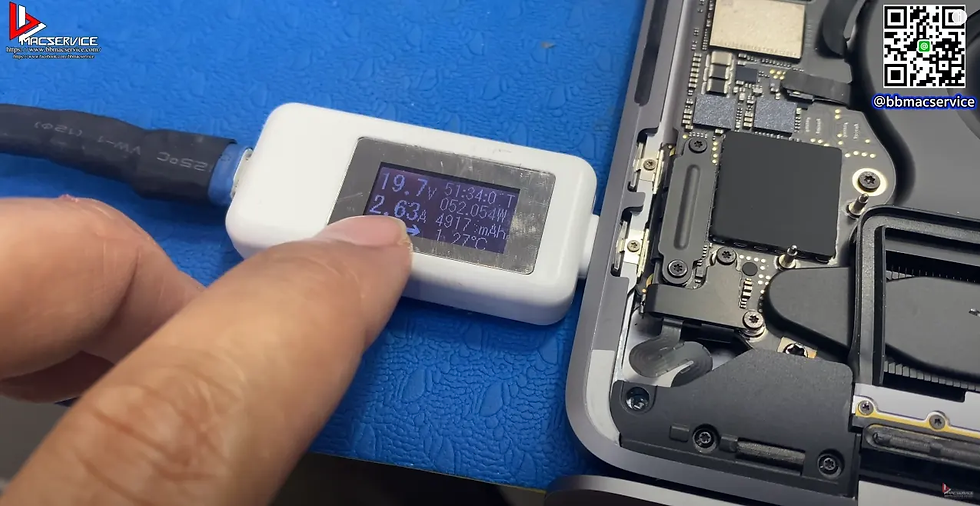 เปลี่ยนแบตเตอรี่ Macbook Pro 16" 2019 แบตเตอรี่เสื่อมสภาพ
