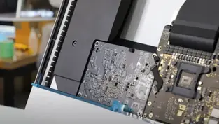 ซ่อม iMac 27 นิ้ว 5K 2020 จอเป็นเส้น