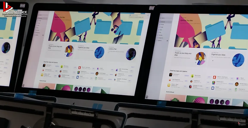 เปลี่ยนจอ iMac 21 นิ้ว 4K 2017 จอร้าว