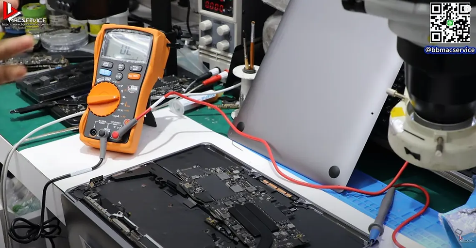 Macbook Pro 13 นิ้ว A2289 เปิดไม่ติด ชาร์จไม่เข้า