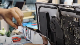 iMac 21 นิ้ว 4K 2019 จอแตก จอร้าว
