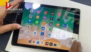 ลอกกระจก iPad 5 จอแตก จอร้าว