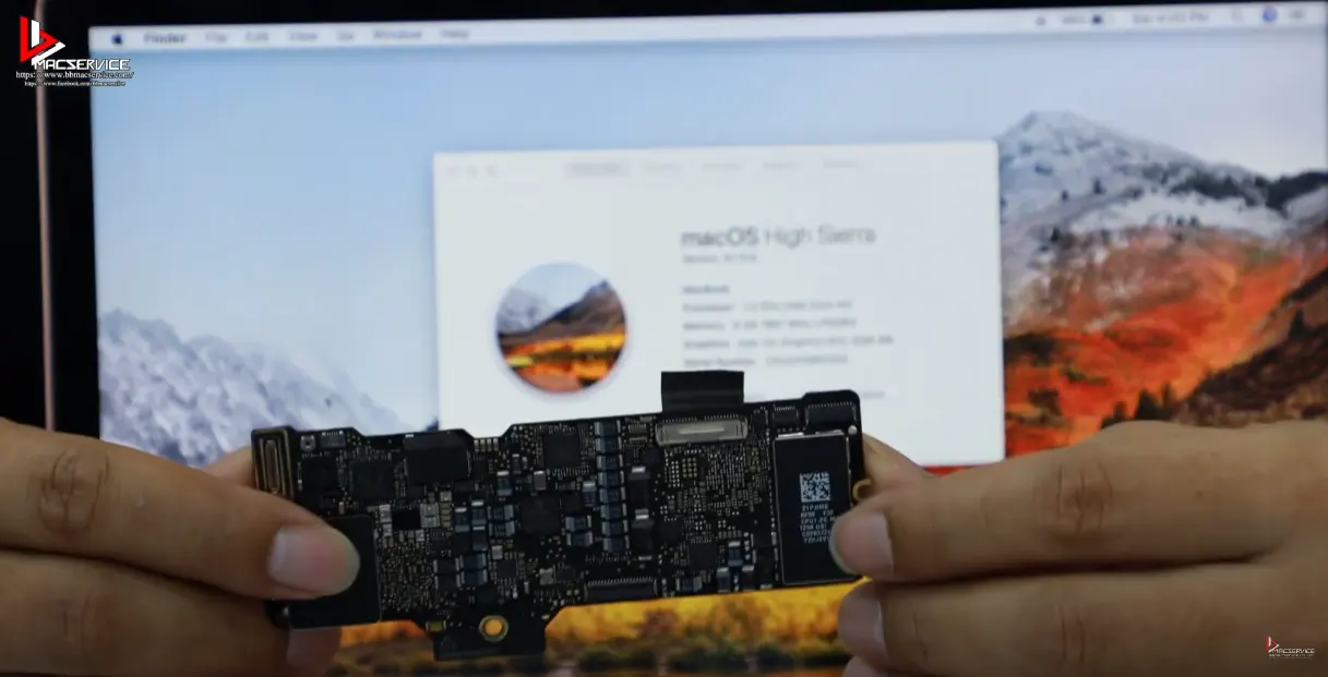 Macbook 12 นิ้ว A1534 เมนบอร์ดช็อต