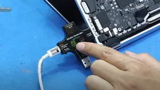 Macbook Pro 13 นิ้ว M1 2020 เครื่องโดนน้ำ