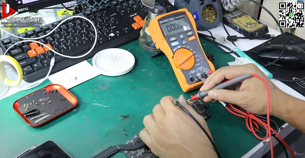 Macbook Pro 2017 A1708 เปิดไม่ติด เมนบอร์ดเสีย