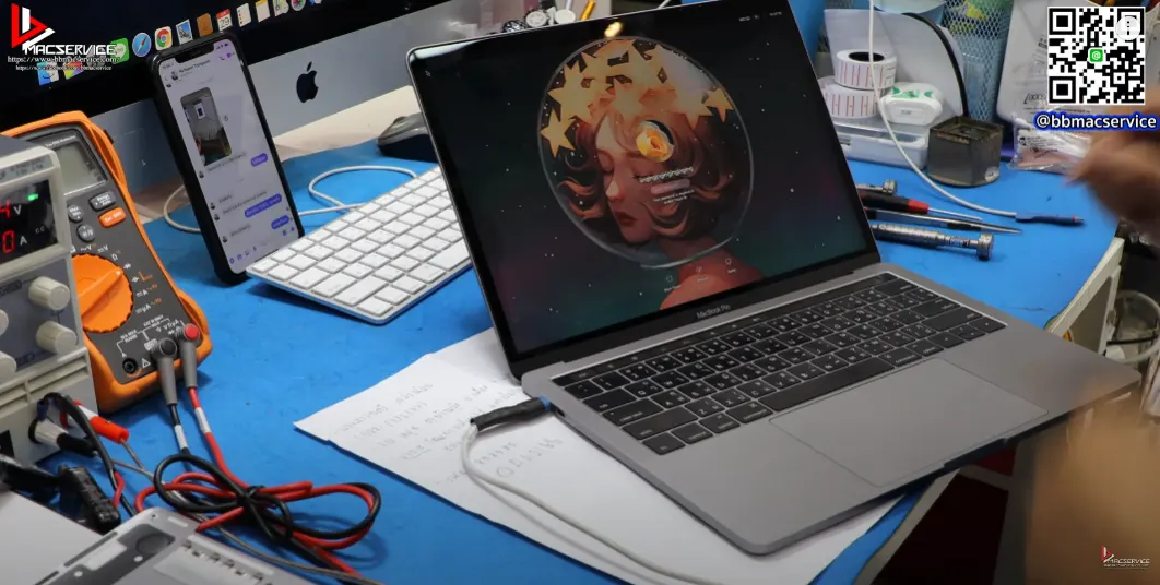 Macbook Pro 13 นิ้ว 2016 จอไม่ขึ้นภาพ