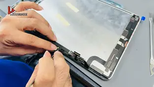 เปลี่ยนจอ iPad Air 7 M3 จอเป็นเส้น